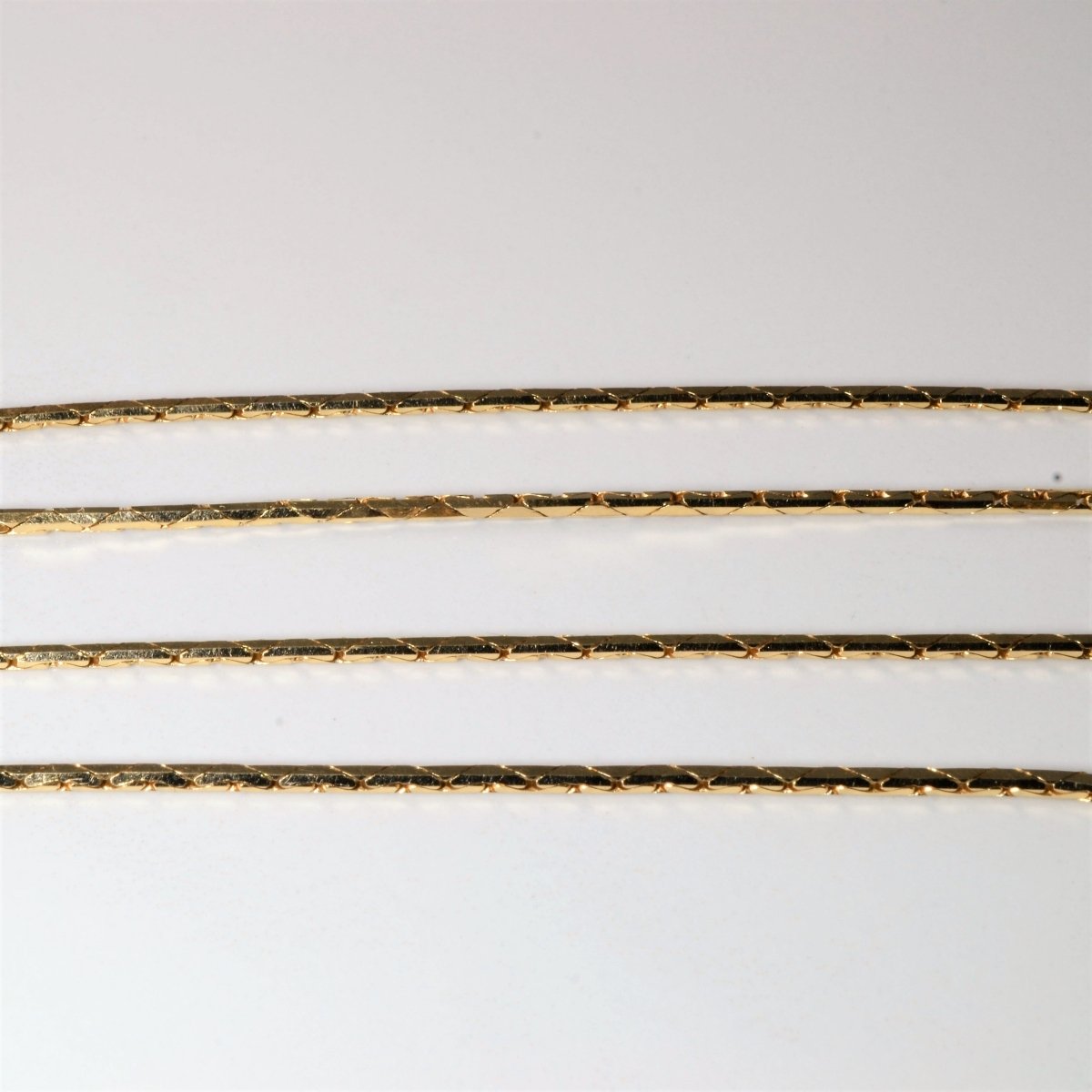 10K Yellow Gold C-Link Chain Necklace - 22 Inch Solid Gold Jewelry for Women & Men - Perfect for Everyday Wear, Gifts & Special Occasions