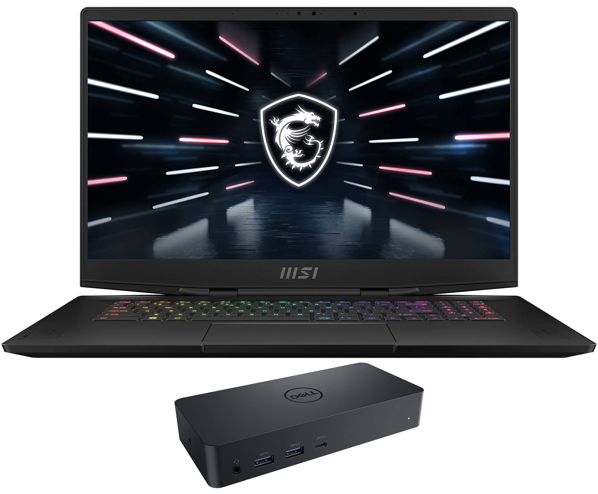 MSI Stealth GS77-17 Gaming Laptop - Intel Core i9-12900H 14-Core, 64GB DDR5 RAM, 1TB NVMe SSD, NVIDIA RTX 3080 Ti, 17.3