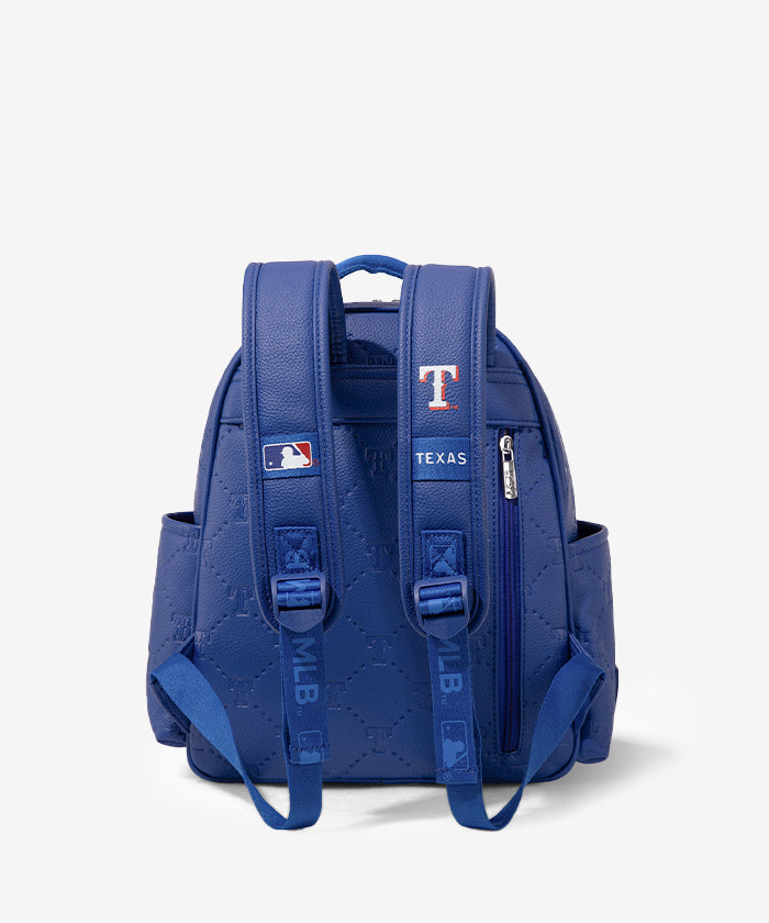 MLB Texas Rangers Backpack for Men & Women - Official Licensed Baseball Team Backpack - Durable School, Travel & Game Day Backpack for Fans