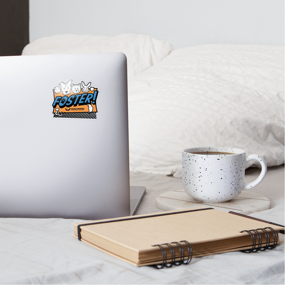 Foster Logo Sticker - Premium Vinyl Decal for Laptops, Cars & Water Bottles - Customizable Design for Personalization & Branding
