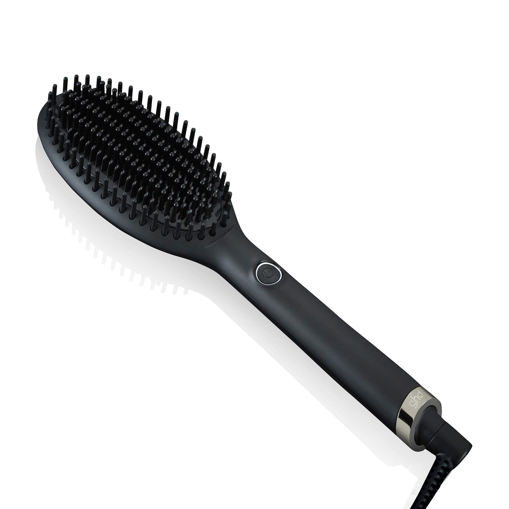 ghd Glide Hot Brush - Professional Hair Styling Tool for Smooth & Shiny Hair (Black) | Air Hair Drying Kit with Ionic Hair Dryer (Black) | Perfect for Salon-Quality Blowouts at Home & Travel Styling