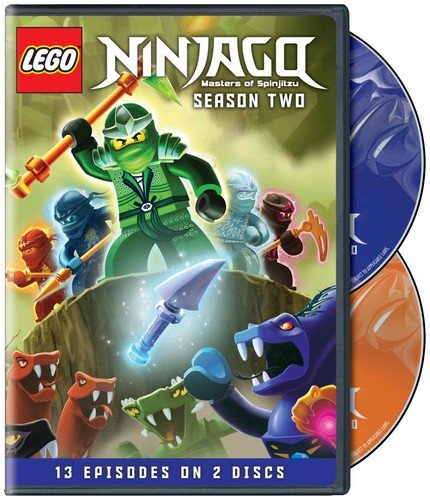 LEGO Ninjago Masters of Spinjitzu Season 2 DVD - Complete Episodes Collection - Action-Packed Animated Adventure Series for Kids - Perfect for Birthday Gifts & Family Movie Nights