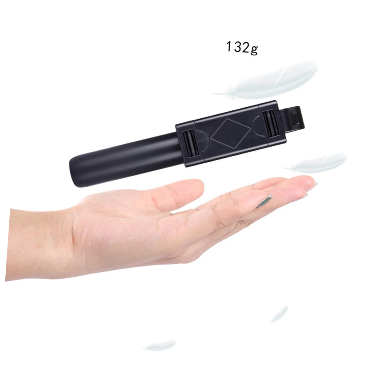 Uonlytech Universal Selfie Stick Tripod with Phone Holder - Compact & Adjustable Smartphone Tripod Stand for iPhone, Android - Perfect for Travel, Vlogging & Group Photos