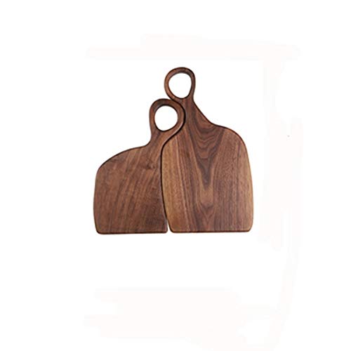 Premium Black Walnut Wood Cutting Board - Solid Wood Chopping Block for Bread, Fruits & Vegetables | Durable Kitchen Essential for Slicing, Dicing & Food Prep | Perfect Gift for Home Chefs & Cooking Enthusiasts
