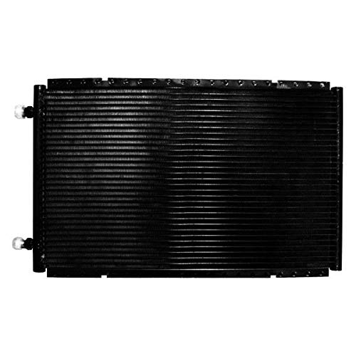 Vintage Air 03260-VUC Horizontal SuperFlow AC Condenser with Bracket - Universal Fit for Classic Cars & Hot Rods - Black Automotive Cooling System Replacement Part