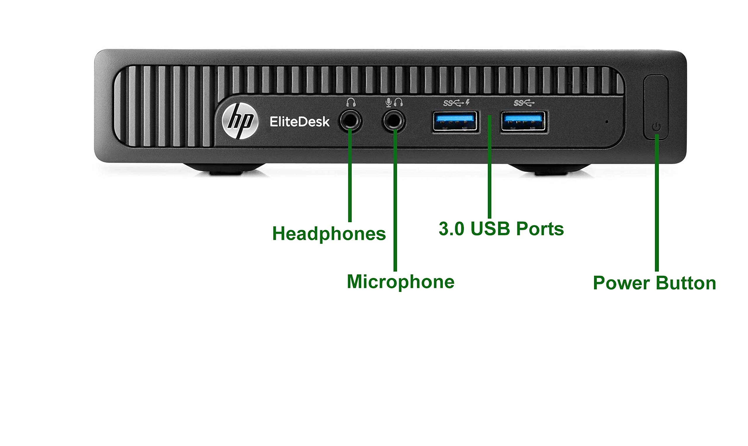 Renewed HP EliteDesk 800 G1 Mini PC - Intel Core i5, 16GB RAM, 1TB SSD, WiFi & Bluetooth, Win 10 Pro | Compact Desktop Computer for Home Office, Business & Gaming | Includes Wireless Keyboard & Mouse