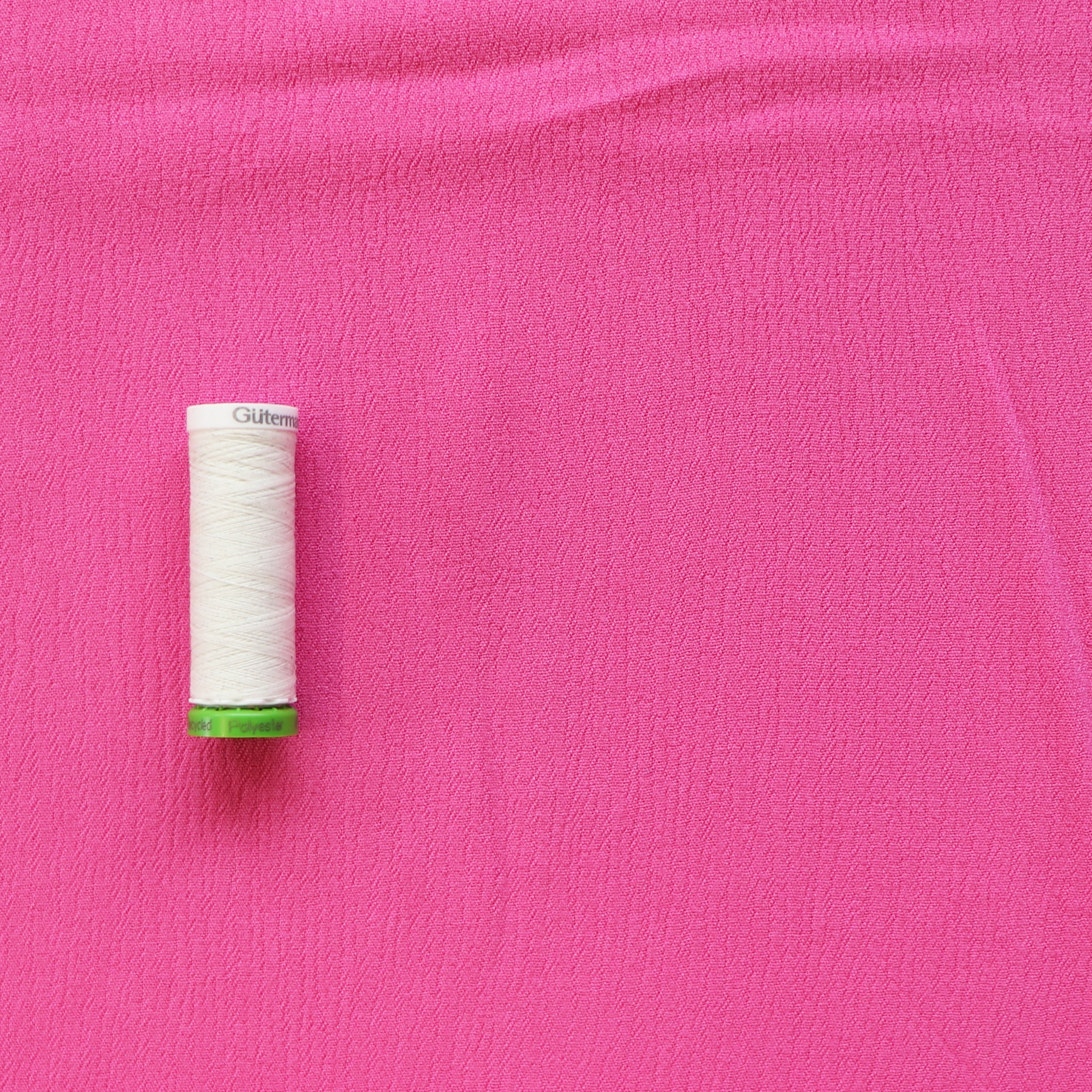 Viscose Crepe Fabric - Fuchsia Pink Soft Drapey Material for Dresses, Blouses & Scarves | Perfect for Sewing, DIY Fashion & Home Decor