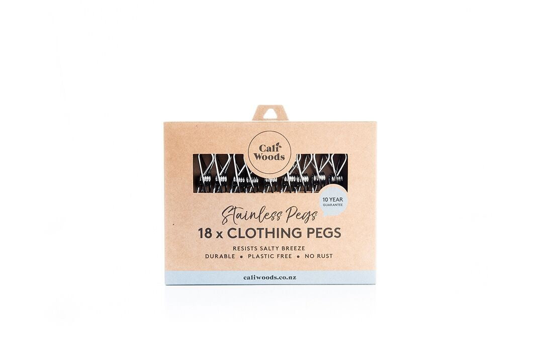 Premium Stainless Steel Clothes Pins - Heavy Duty Rustproof Clips for Laundry, Drying Clothes, Camping & Outdoor Use
