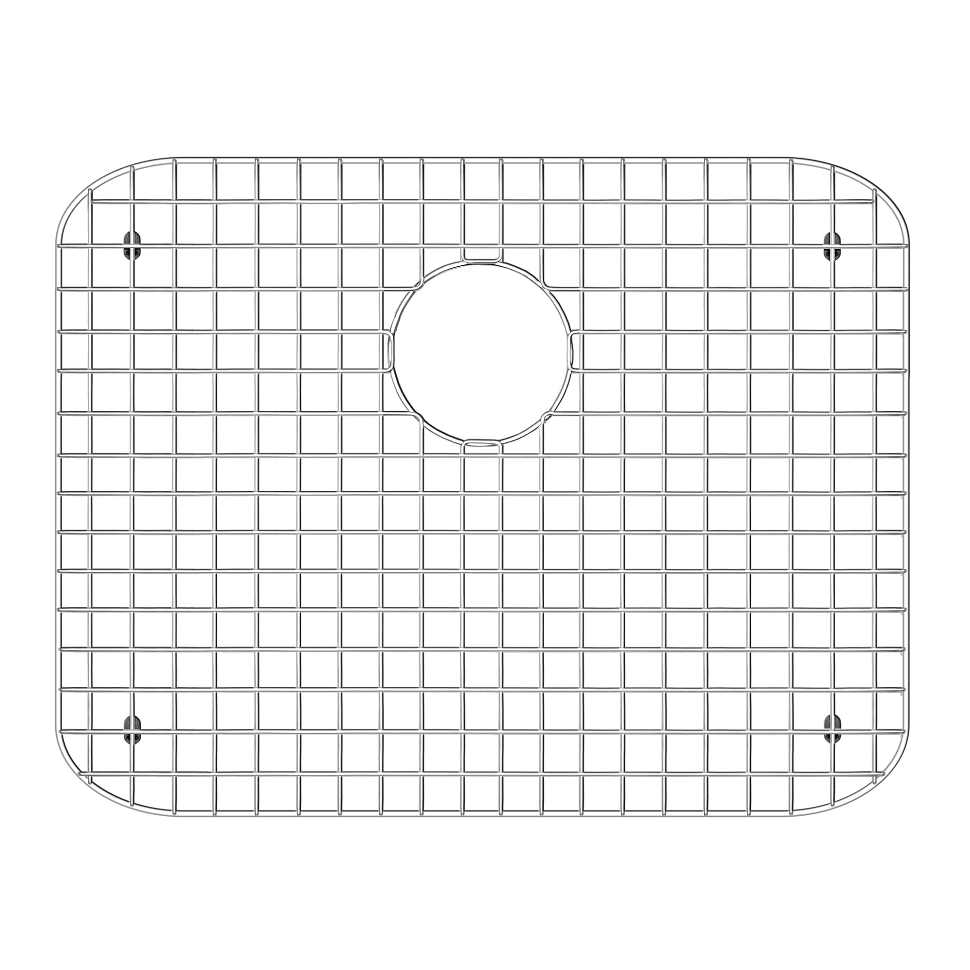 Whitehaus Collection WHNU2519G Stainless Steel Kitchen Grid Organizer - Durable & Rustproof for Pantry, Cabinets & Countertop Storage