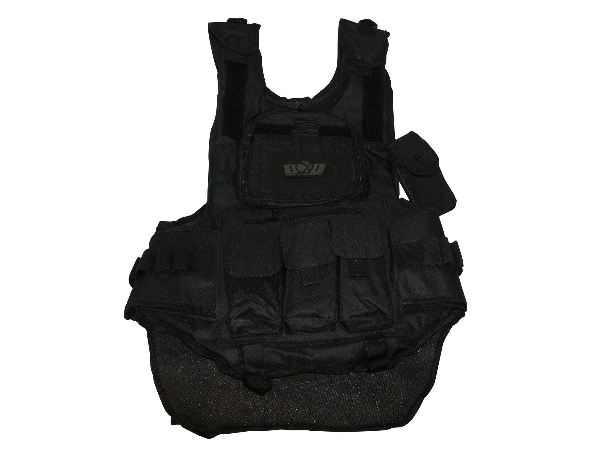 GXG Deluxe Tactical Paintball Vest - Adjustable Military Style Chest Rig for Airsoft & Paintball - Perfect for Outdoor Sports, Training & Tactical Games