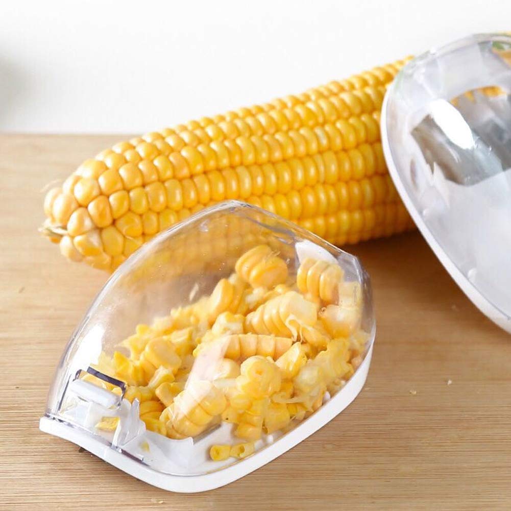 Fdit Corn Stripper - 1Pc Stainless Steel Corn Cob Remover & Cutter - Safe Kitchen Tool for Easy Corn Shucking & Cooking - Perfect for Grilling, BBQ, and Meal Prep