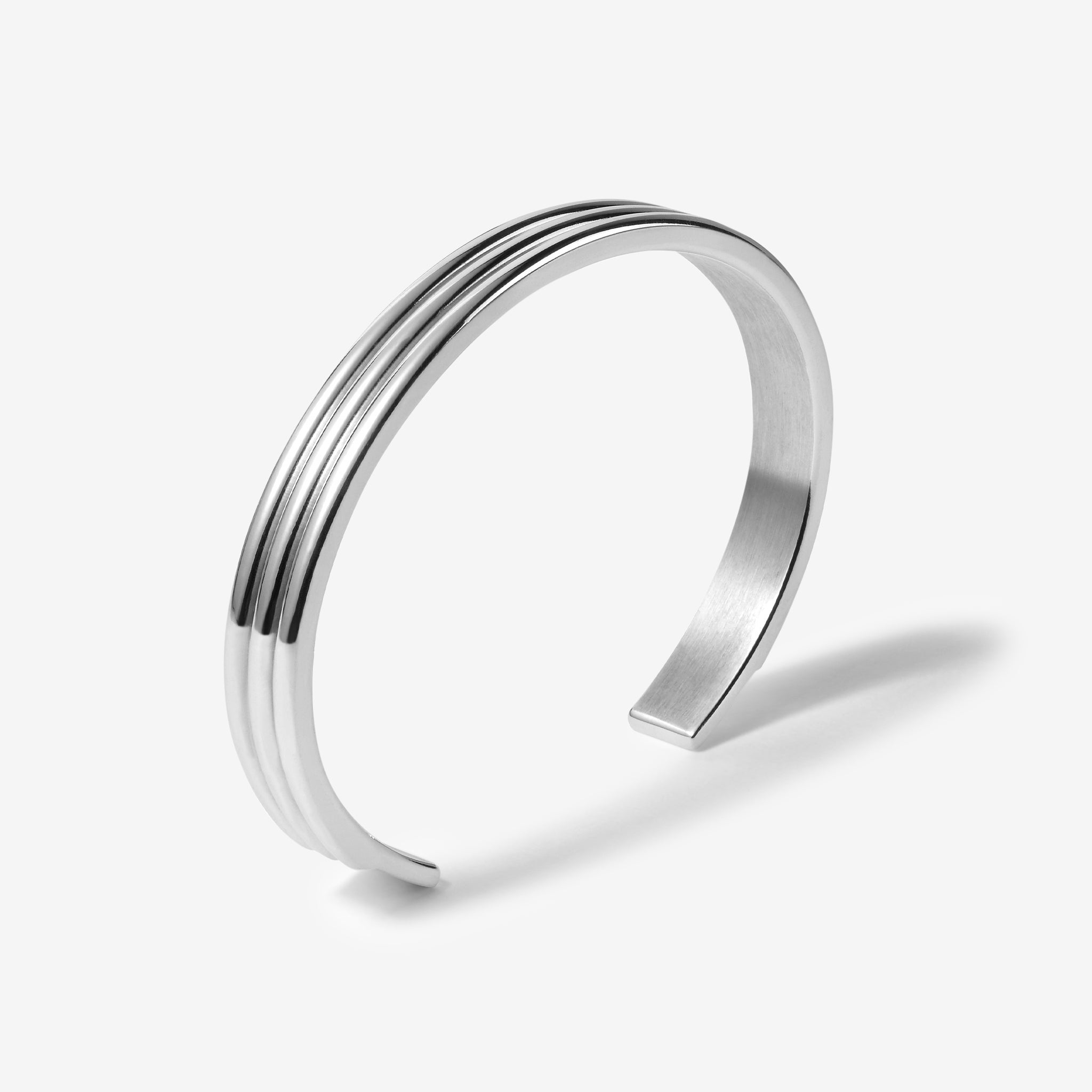 30g Polished Sterling Silver Godron Bracelet for Women - Elegant Handmade Jewelry Gift for Birthday, Anniversary & Special Occasions