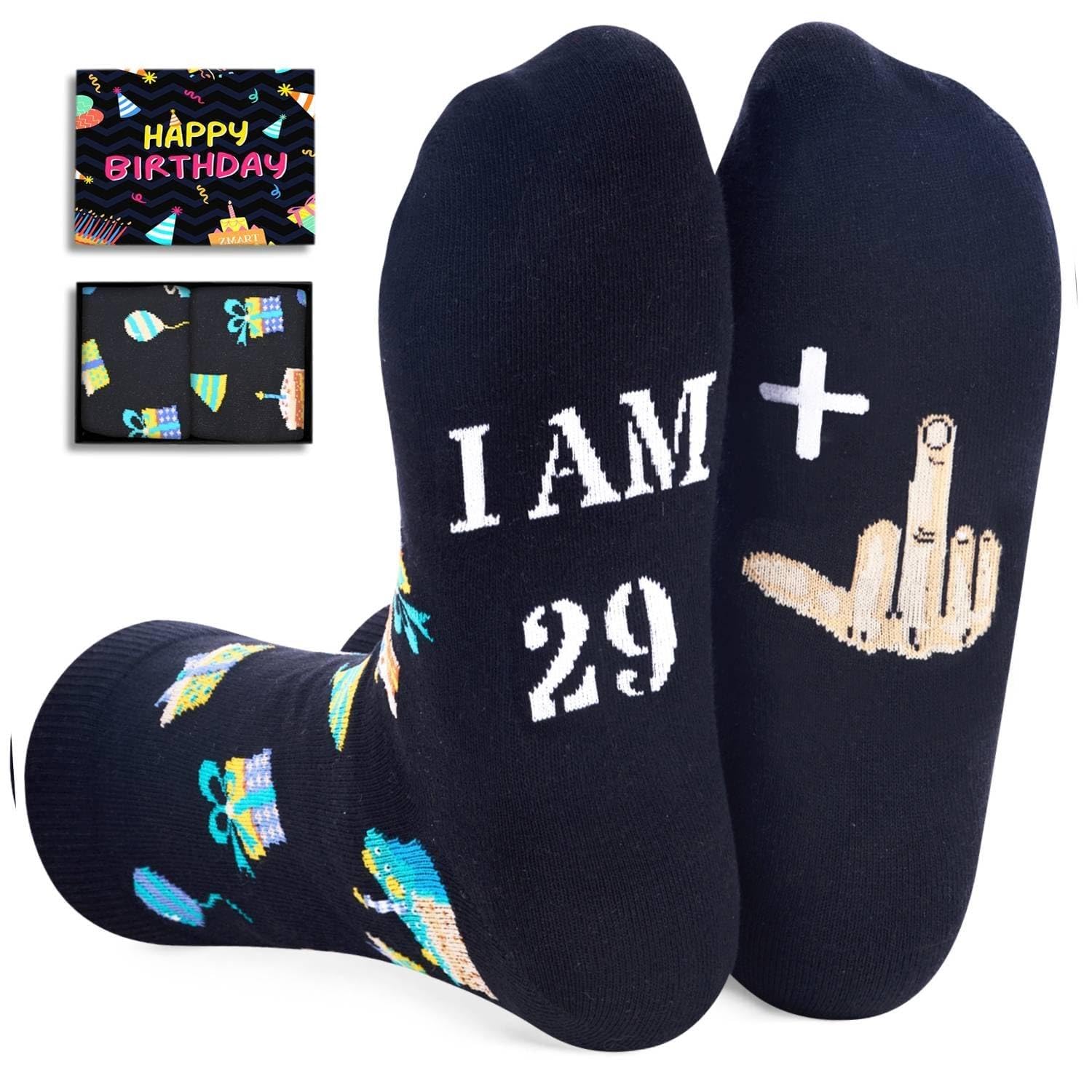 30th Birthday Gift Ideas Socks for Men & Women - Funny Cool Novelty Socks for 30 Year Olds - Perfect Birthday Present for Him or Her - Great for Parties, Gag Gifts & Special Occasions