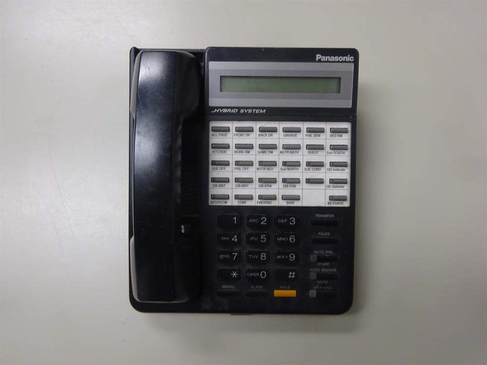 Panasonic KX-T7130 Corded Business Phone - White | Office Desk Phone with Caller ID & Speakerphone | Ideal for Small Business & Home Office Use