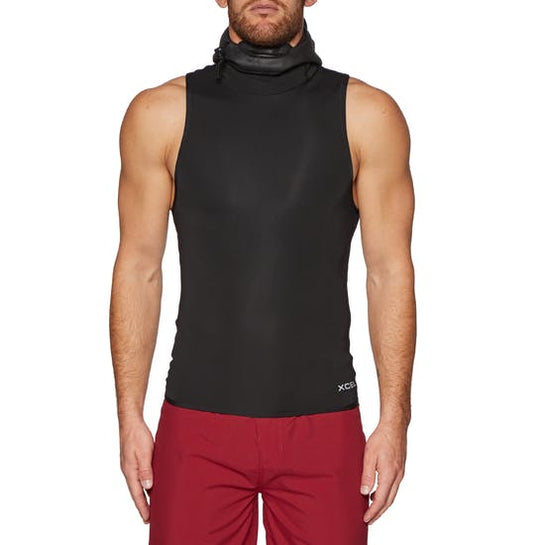 1mm Thermolite Vest XCEL Hooded Insulated Vest with 2mm Hood - Lightweight Thermal Underlayer for Cold Weather, Outdoor Sports & Winter Activities