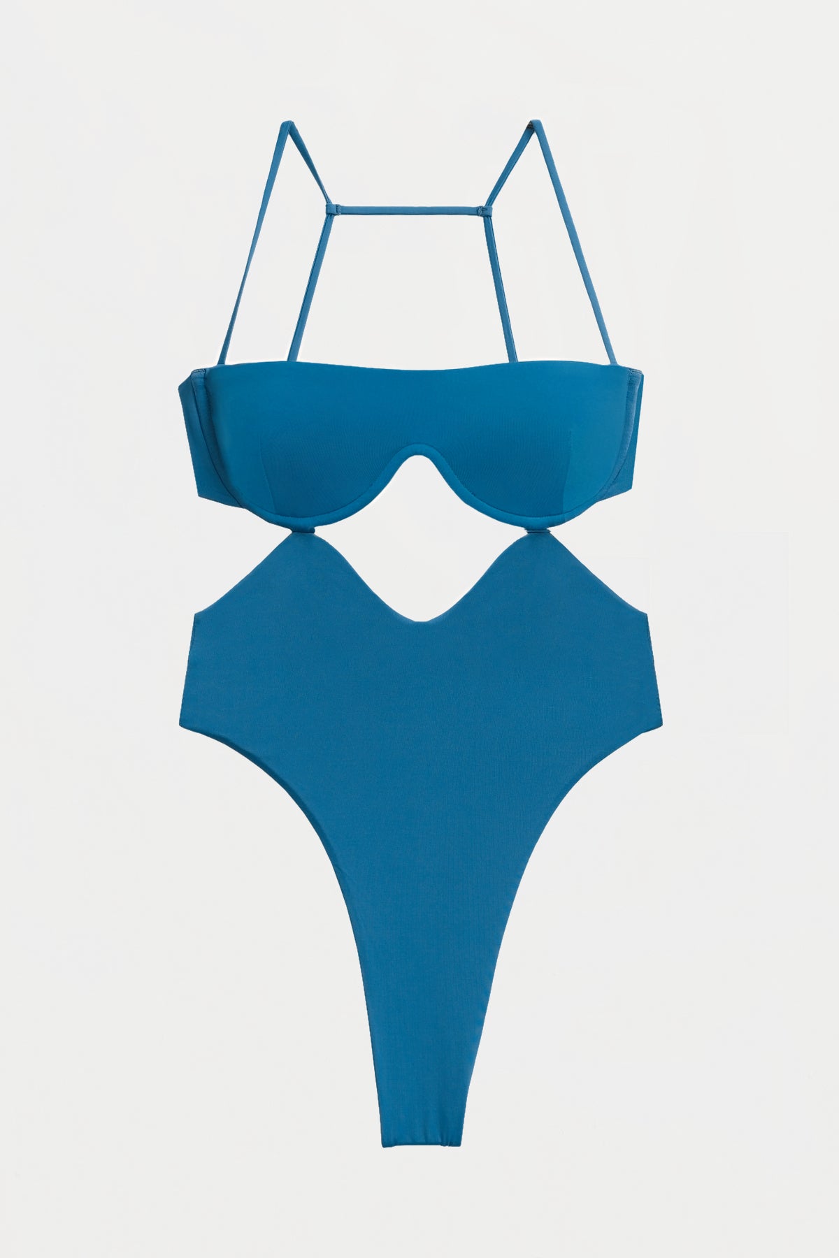 Malia One Piece Swimsuit - Stylish Indigo Bathing Suit for Women | Perfect for Beach Vacations, Pool Parties & Summer Getaways