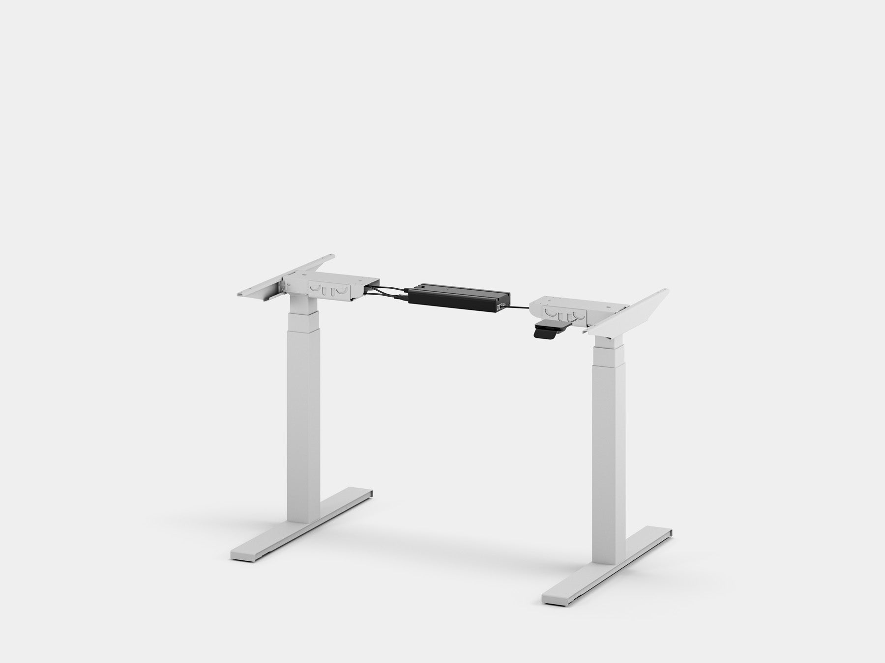 Adjustable Standing Desk Frame - Electric Height Adjustable Desk Base for Home & Office - Ergonomic Workstation Solution for Better Posture & Productivity