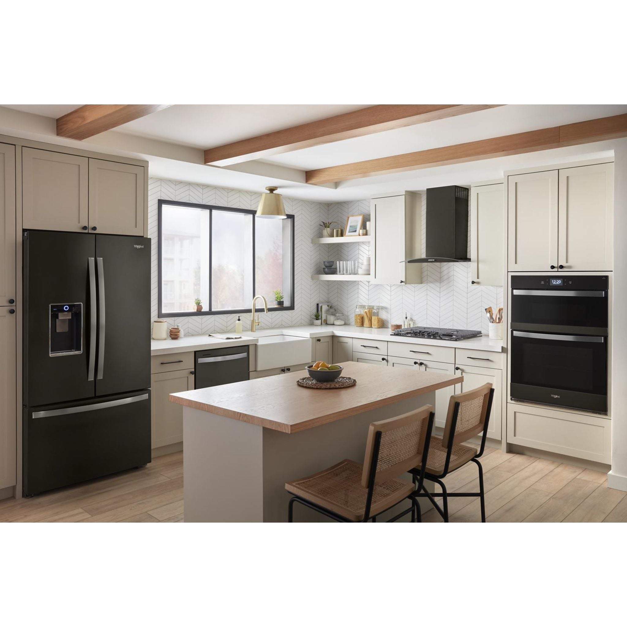Whirlpool WOEC7030PV 30-Inch True Convection Wall Oven - Black Stainless Steel | Built-In Electric Oven with Even Baking & Roasting | Perfect for Home Kitchens & Professional Cooking