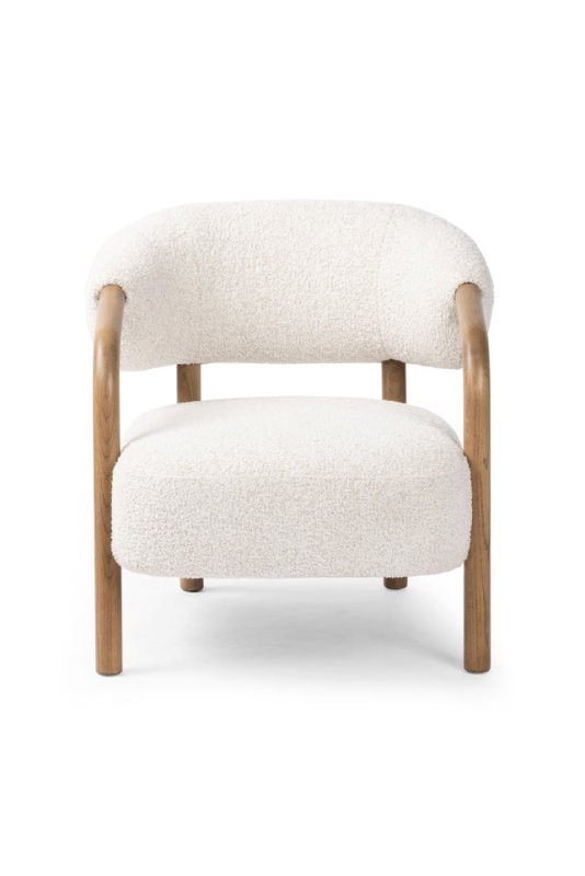 Vintage 1970s Cozy Lounge Sandy Chair - Mid-Century Modern Accent Chair for Living Room, Bedroom & Office - Retro Comfortable Seating for Relaxing & Reading