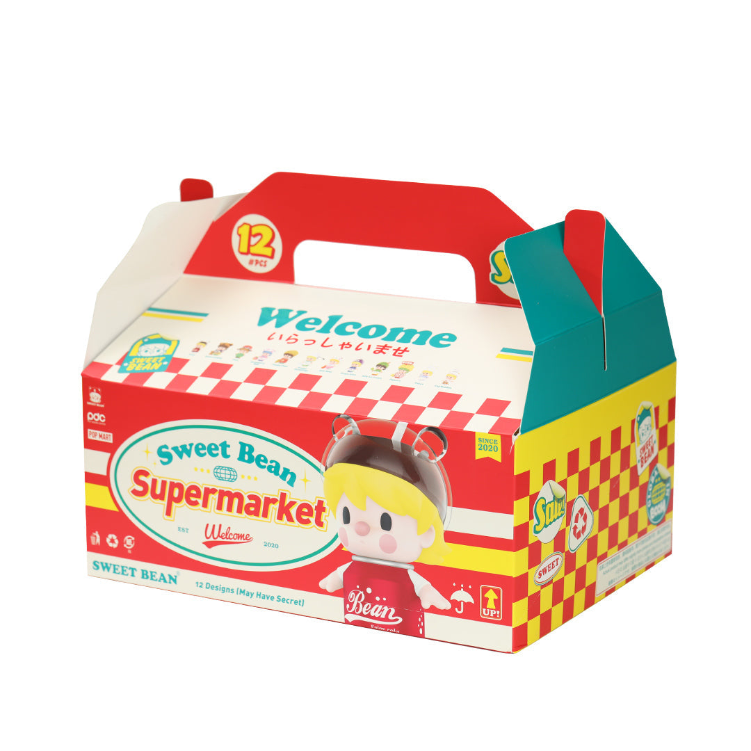 POP MART Sweet Bean Supermarket Series Blind Box Toy Collectibles - Cute Mini Figure Surprise Gift for Kids & Adults | Perfect for Home Decor, Office Display, and Party Favors