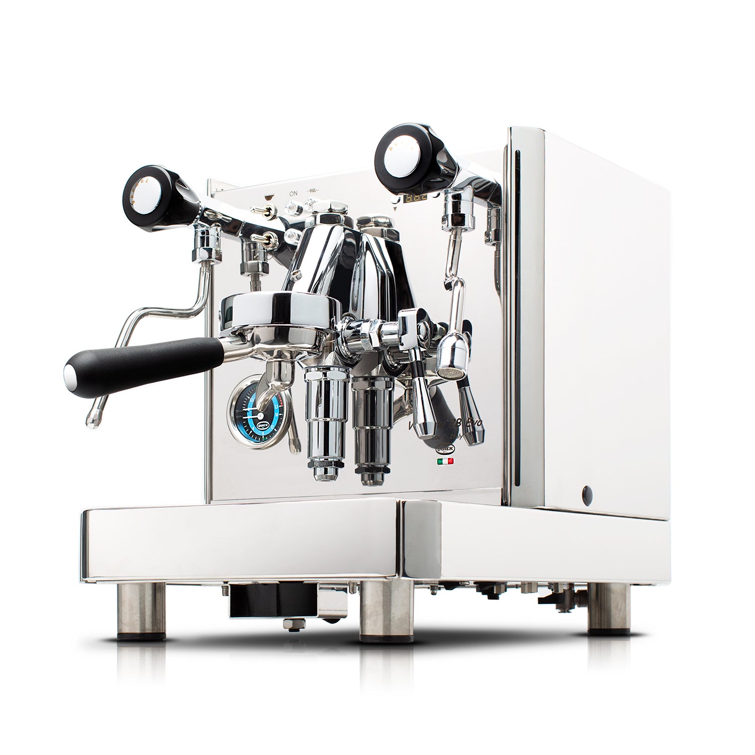 Quick Mill Vetrano 2B Evo Espresso Machine - Professional Grade Coffee Maker for Home & Cafe Use | Perfect for Latte, Cappuccino & Americano