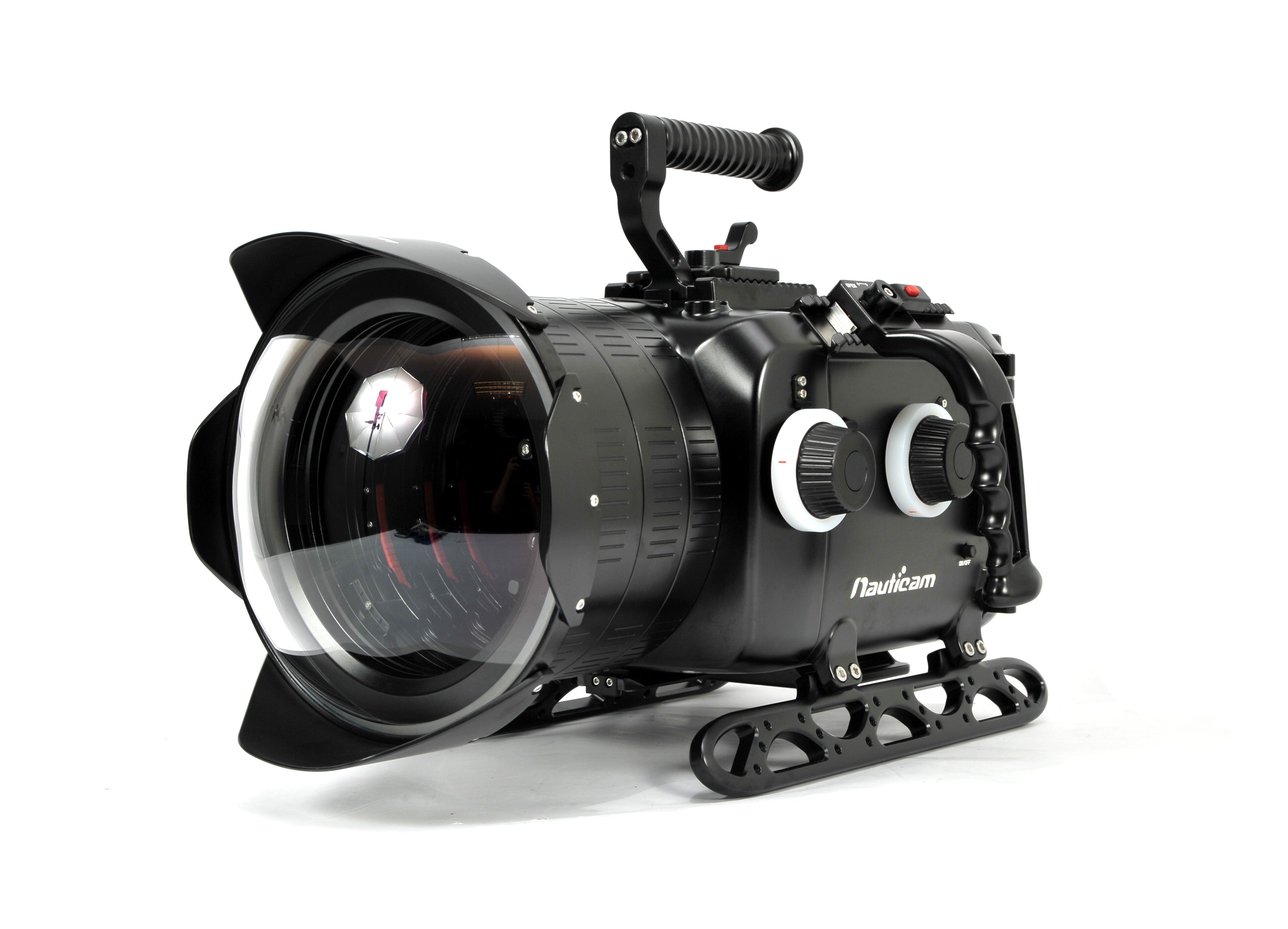 ARRI ALEXA Mini Camera Digital Cinema System with N200 250mm Optical Glass Wide Angle Dome Port, Extension Rings (30mm, 40mm, 50mm) & Lens Control Drive Shafts – Perfect for Underwater Filming, Aerial Shots & Professional Cinematography