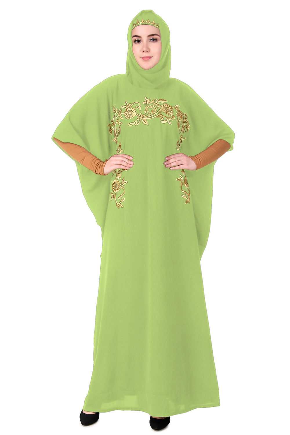 Luxury Hand Embroidered Dubai Kaftan Dress - Elegant Designer Abaya for Women | Perfect for Weddings, Parties & Special Occasions