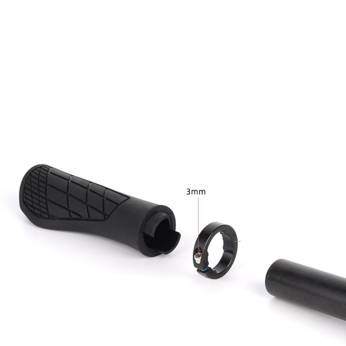 HOUSON Ergonomic Non-Slip Bicycle Handlebar Grips - Comfortable Rubber Bike Grips for MTB, eBike, City & Racing Bikes | Perfect for Commuting, Trail Riding & Long-Distance Cycling
