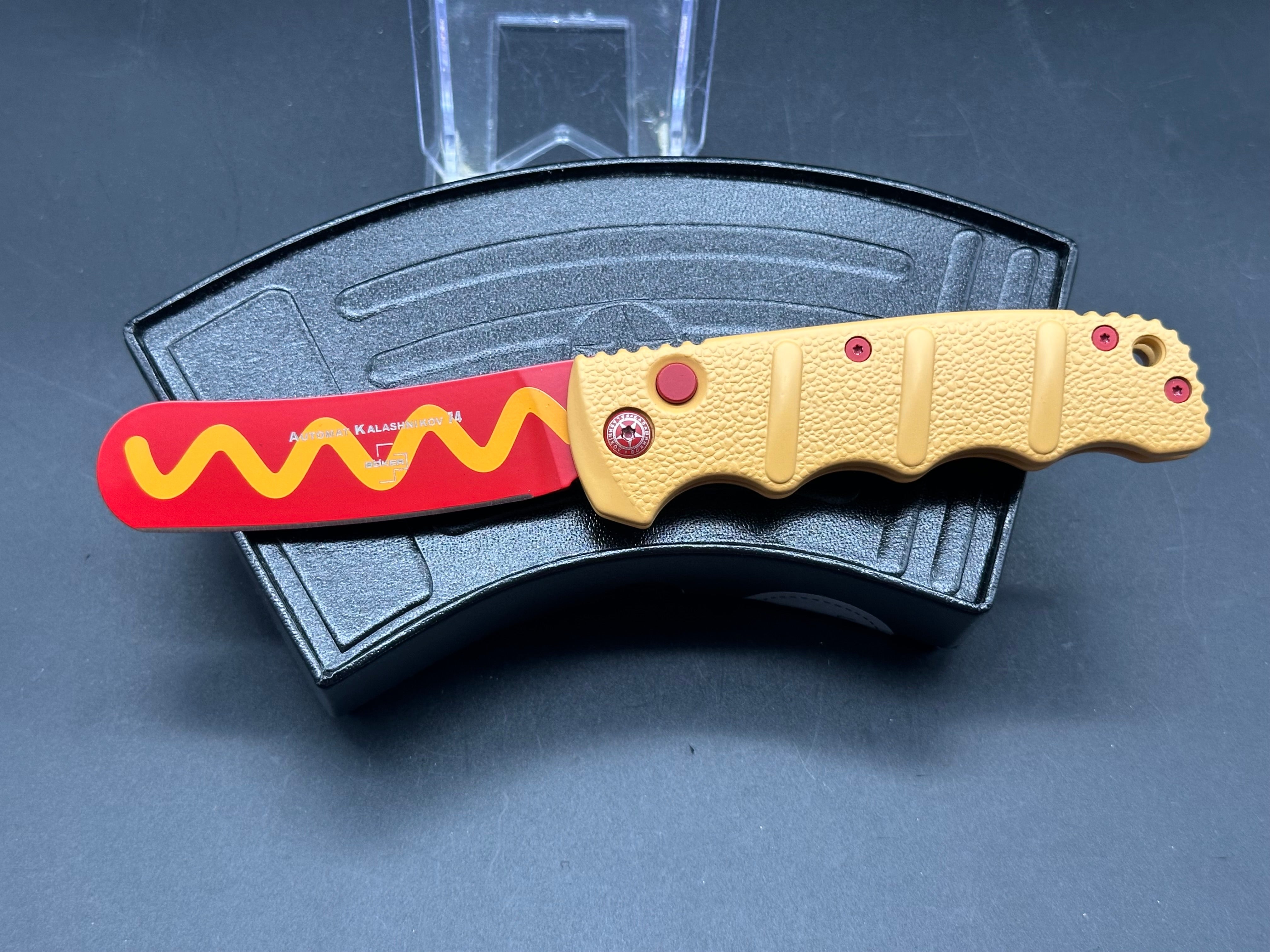 Boker Wiener Warrior Kalashnikov Automatic Knife - 3.25