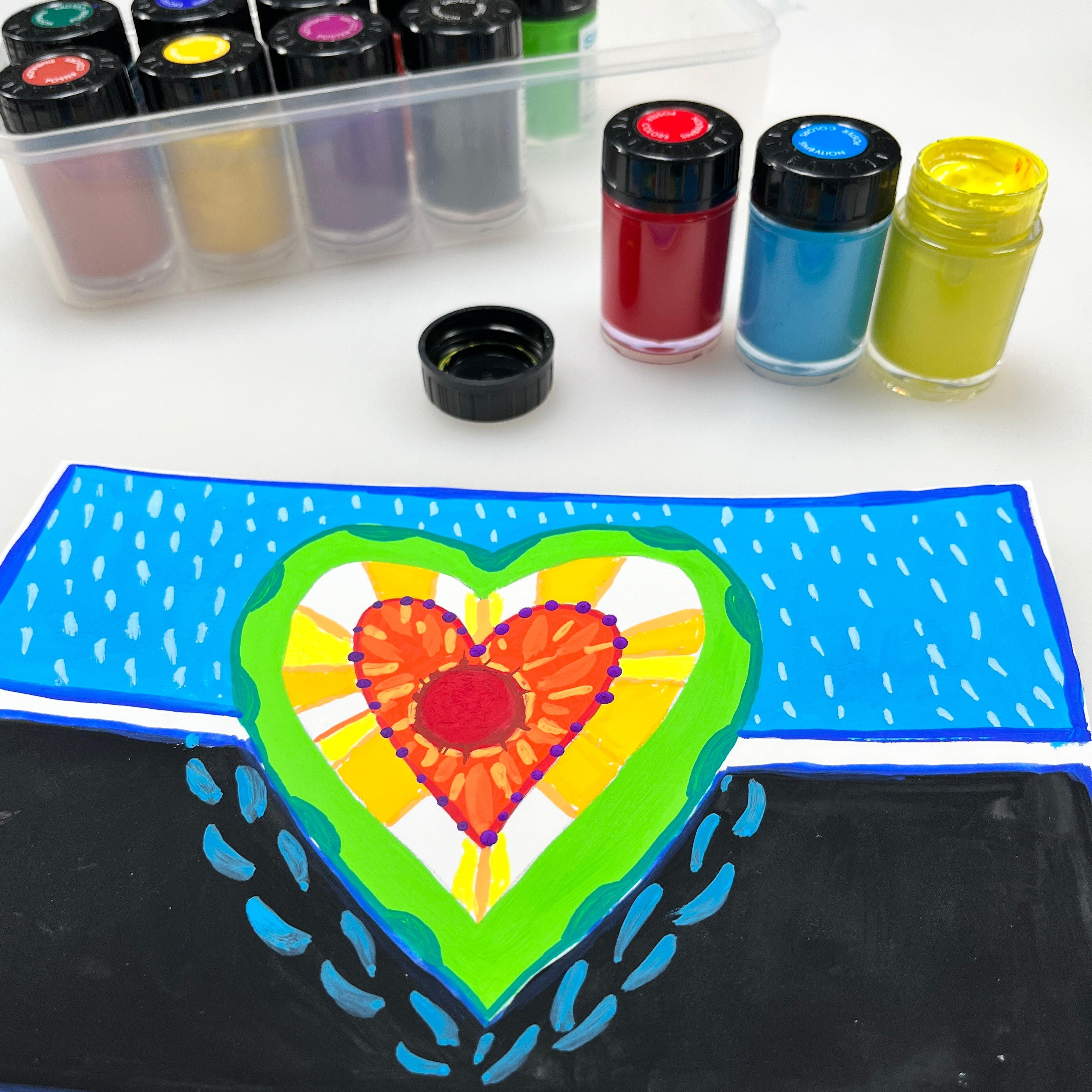 Niji Artist Gouache Paint Set (NAG12) - Premium Watercolor for Professional & Hobby Artists - Perfect for Illustration, Calligraphy & Mixed Media Art