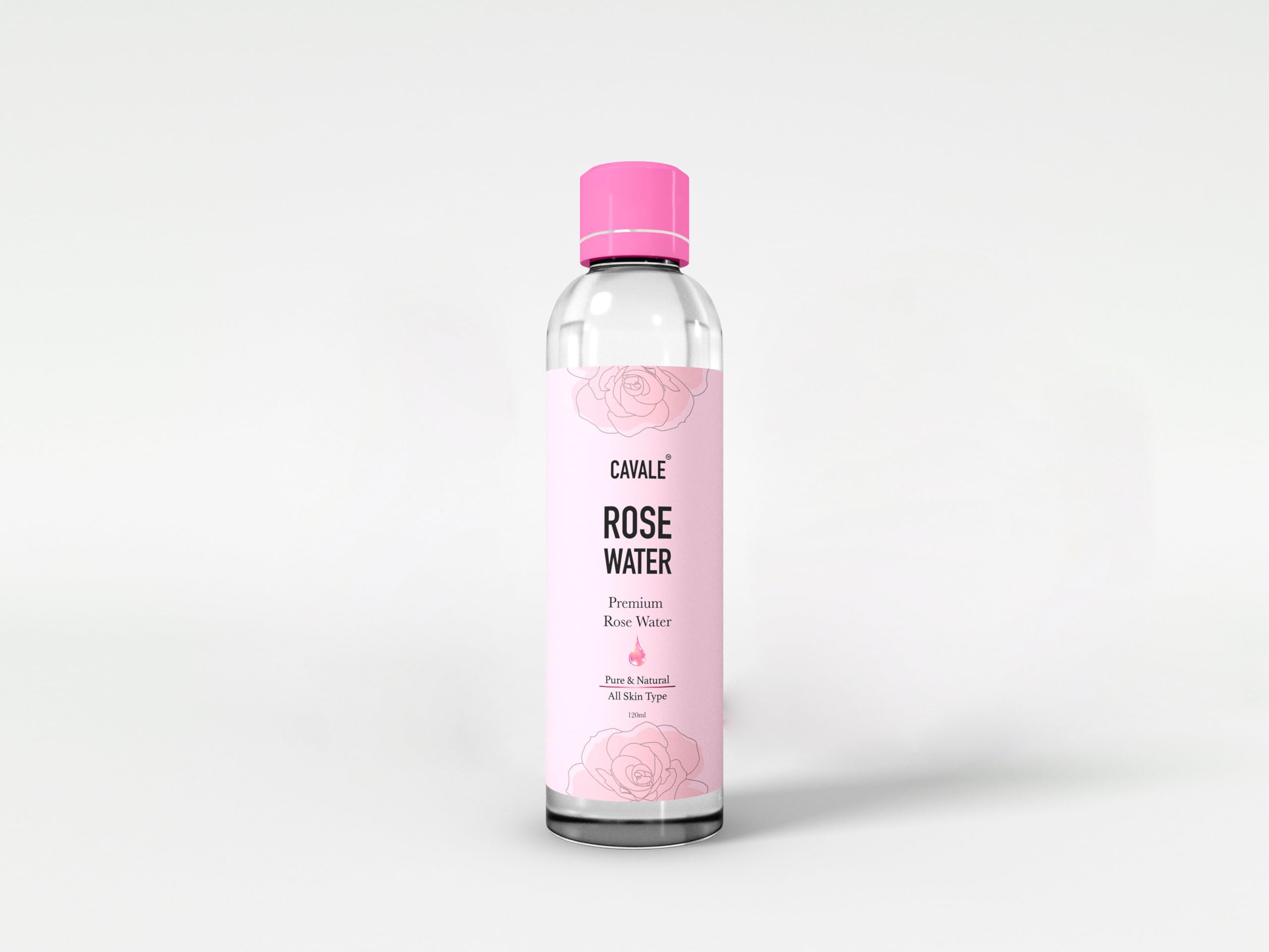 Cavale Premium Rose Water - Paraben-Free Facial Toner for Cleansing & Hydrating | Perfect for Daily Skincare & Makeup Prep