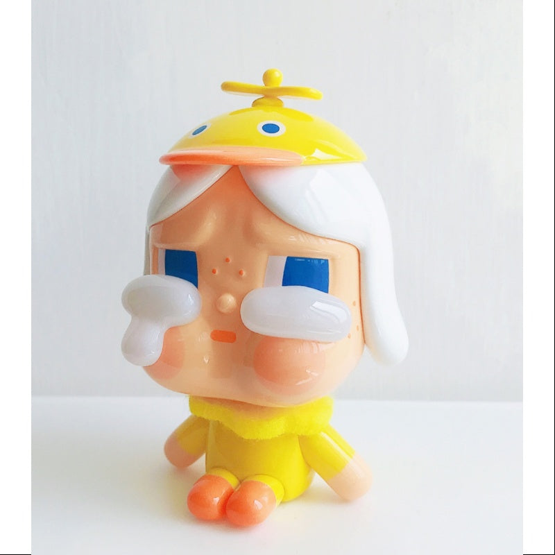 Crybaby Mini Ver. Yellow Duck Plush Toy - 2020 Limited Edition Collectible for Anime Fans & Kawaii Lovers - Perfect for Bedroom Decor, Gift Giving, and Cute Photo Props