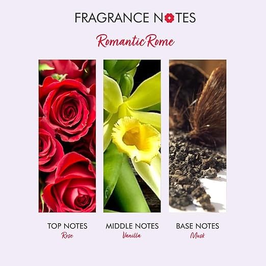 Romantic Rome Body Wash - 8.5 fl oz | Vegan & Paraben Free Shower Gel for Sensitive Skin | Perfect for Relaxing Baths & Spa Nights