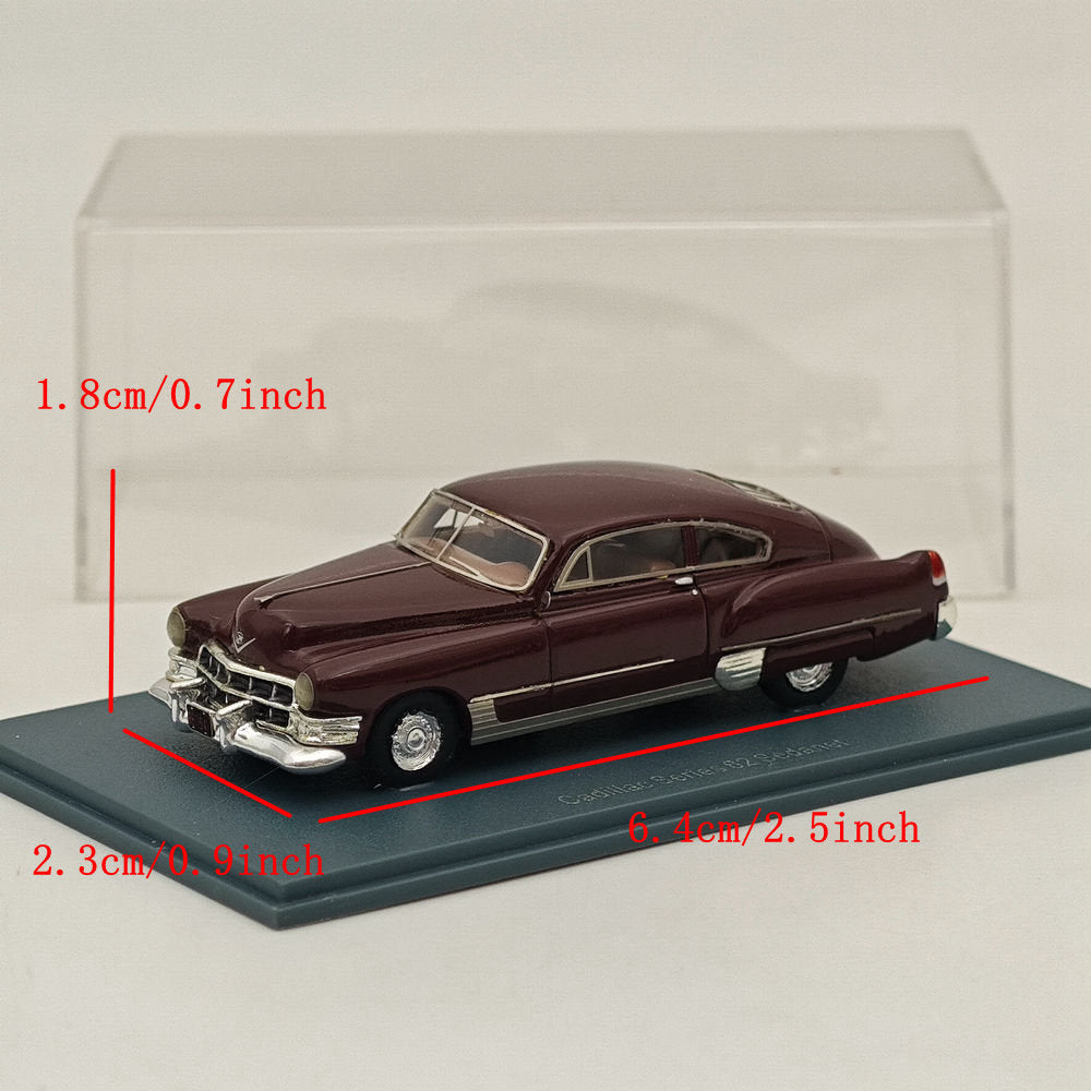 1/87 NEO SCALE MODELS Cadillac Series 62 Sedanet Coupe Brown Resin Car - Limited Edition Collectible Model for Display, Gifts & Hobby Enthusiasts