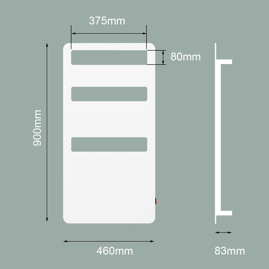 Electric Heated Towel Rack for Bathroom - 35.4 x 18 Inch Wall Mounted Towel Warmer & Drying Rack - Perfect for Spa, Luxury Bathrooms & Cold Weather Comfort