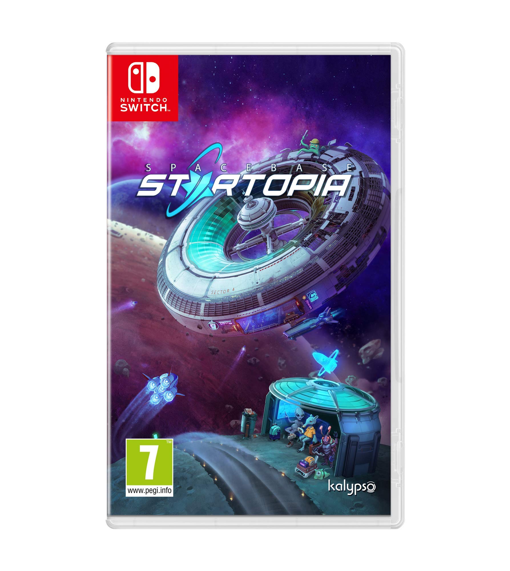 Spacebase Startopia - Sci-Fi City Building & Management Game for Nintendo Switch - Explore, Build & Conquer in Space - Perfect for Strategy & Simulation Fans