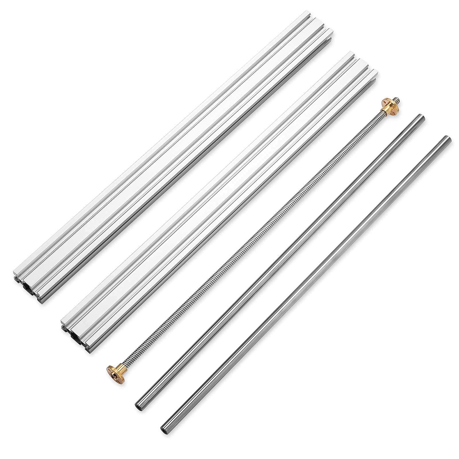 3018 Y-Axis Extension Kit with 40PCS CNC Router Bits & Storage Tray - Compatible with Most 3018 CNC Machines - Perfect for Woodworking, Engraving, and DIY Projects