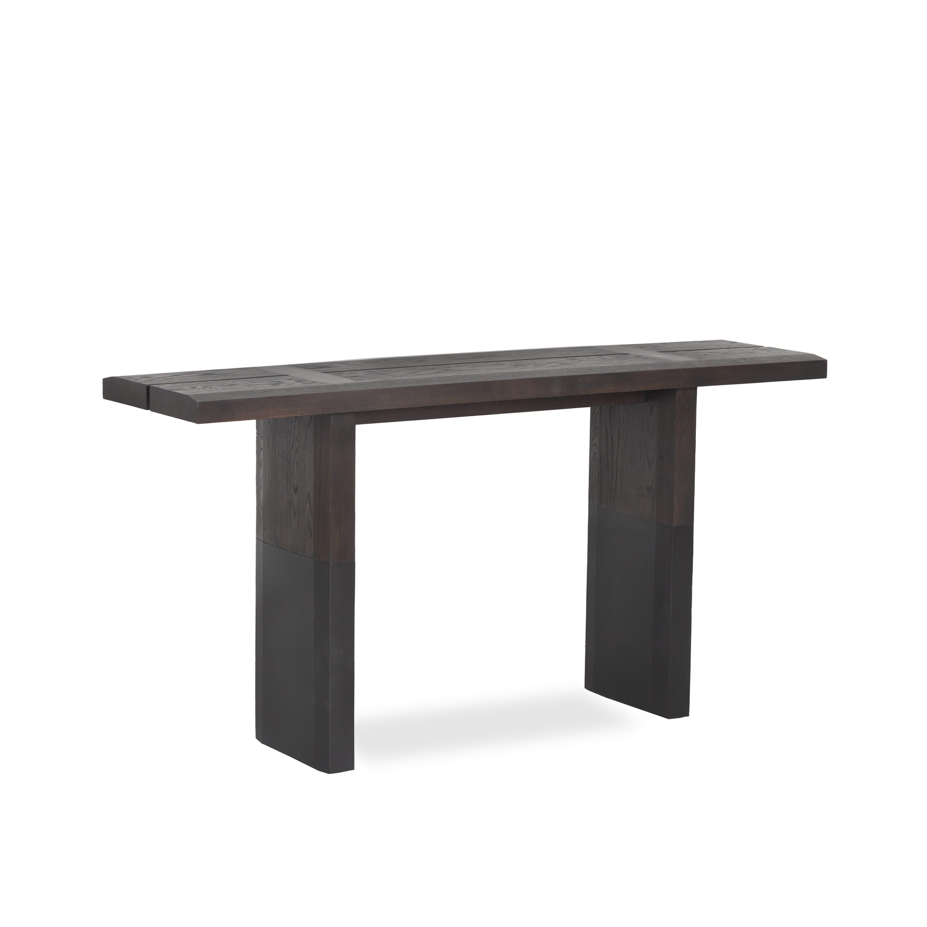 Modern Locke Console Table - Entryway Sofa Table with Storage Shelf, Farmhouse Style Hallway Accent Furniture for Home Decor | Perfect for Living Room, Foyer & Bedroom
