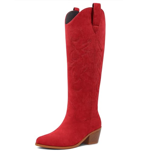 Red-suede