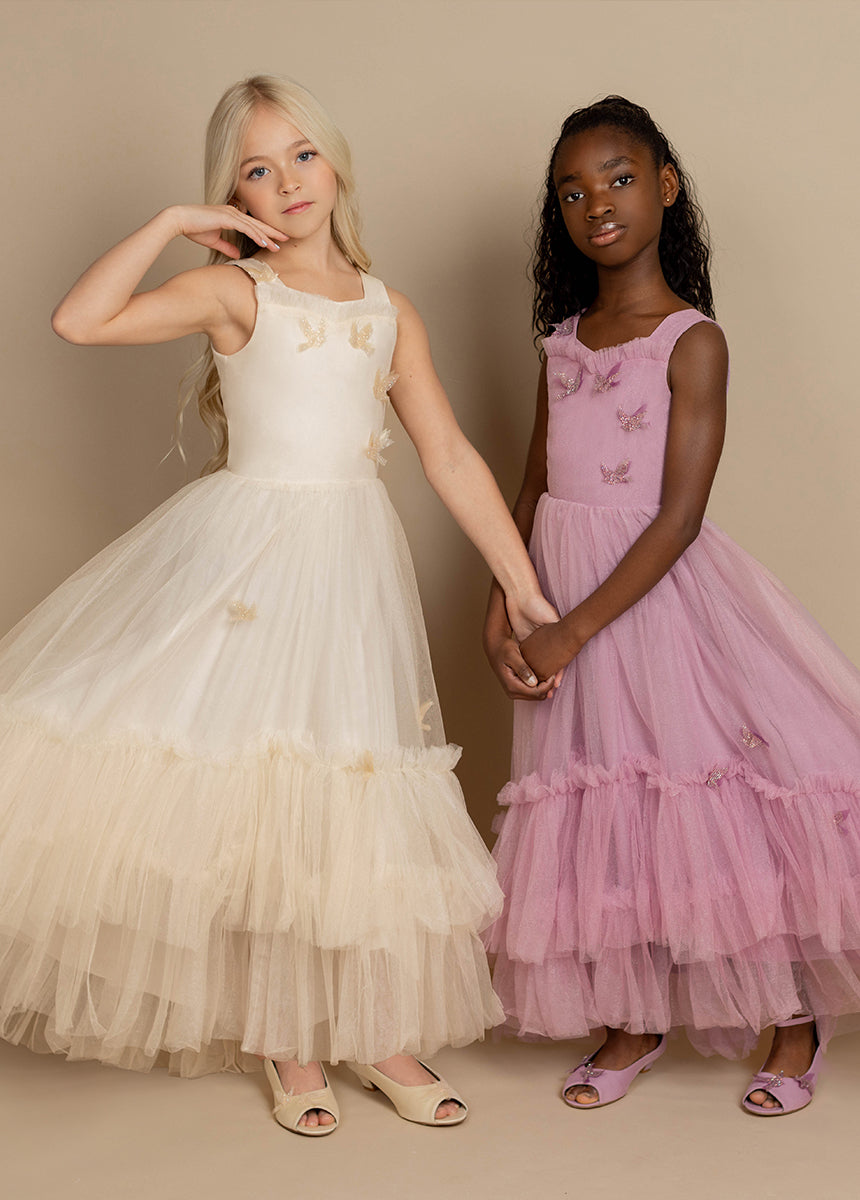 Elegant Light Orchid Sparrow Dress for Women - Flowy A-Line Summer Dress for Casual Outings, Parties & Weddings
