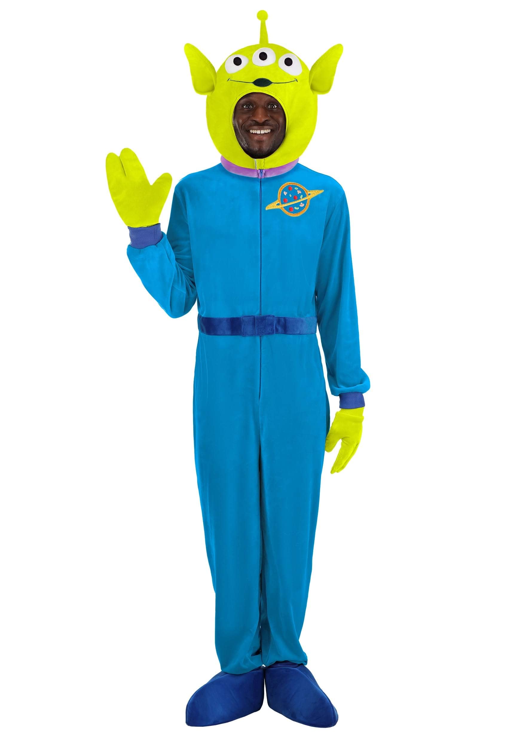 Adult Disney Pixar Toy Story Alien Costume for Halloween & Cosplay - Officially Licensed Disney Costume for Parties & Theme Events
