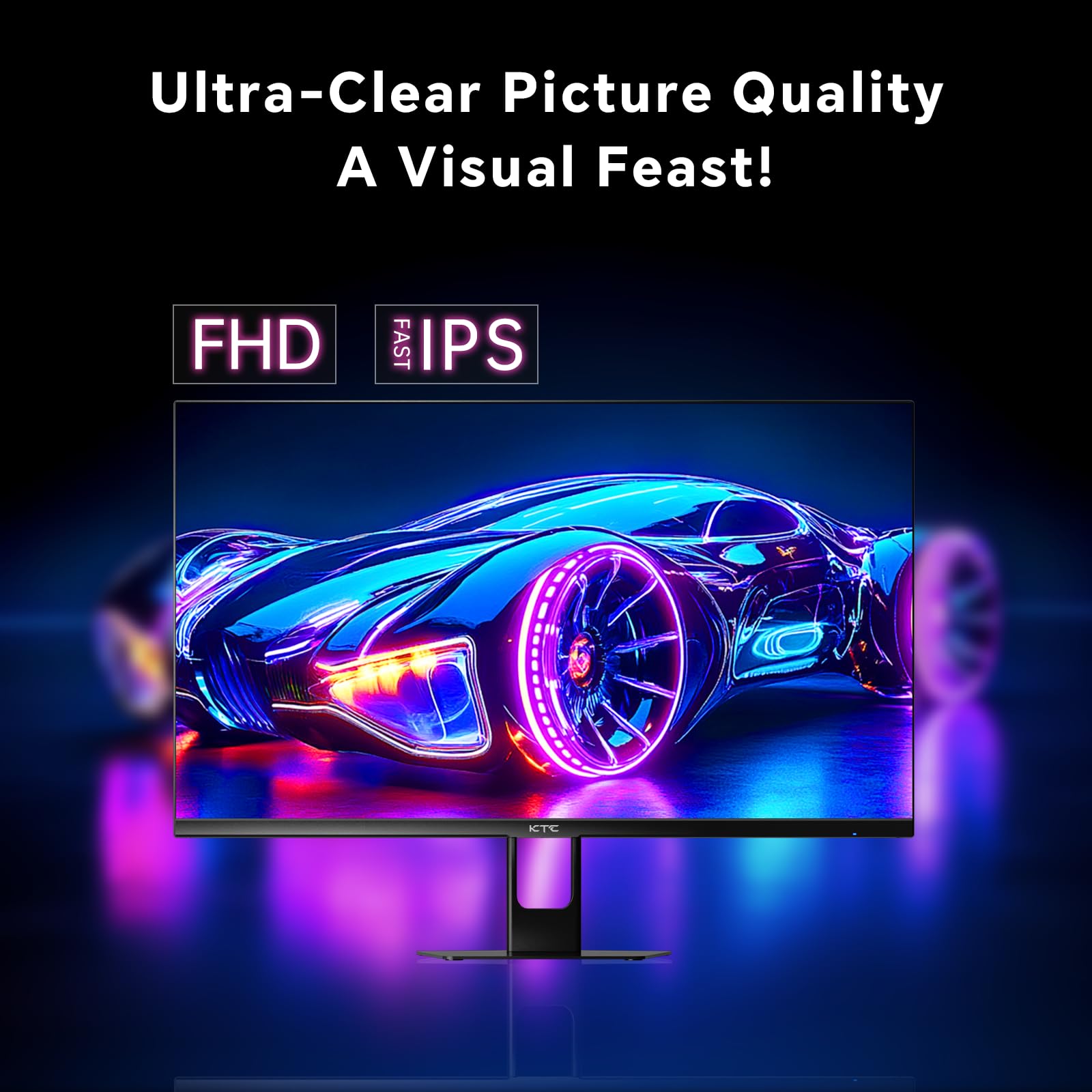 27 Inch Gaming Monitor 180Hz Full HD 1920x1080 Fast IPS Display with 1ms Response, FreeSync, HDR | DP 1.4 & HDMI 2.0 Ports | VESA Mount | Frameless Design | Perfect for Esports, FPS & Console Gaming (H27F22)