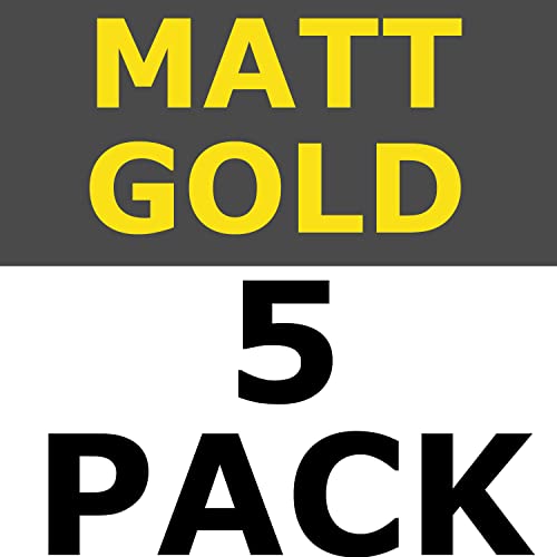 Brushed Satin Gold (5 Count)