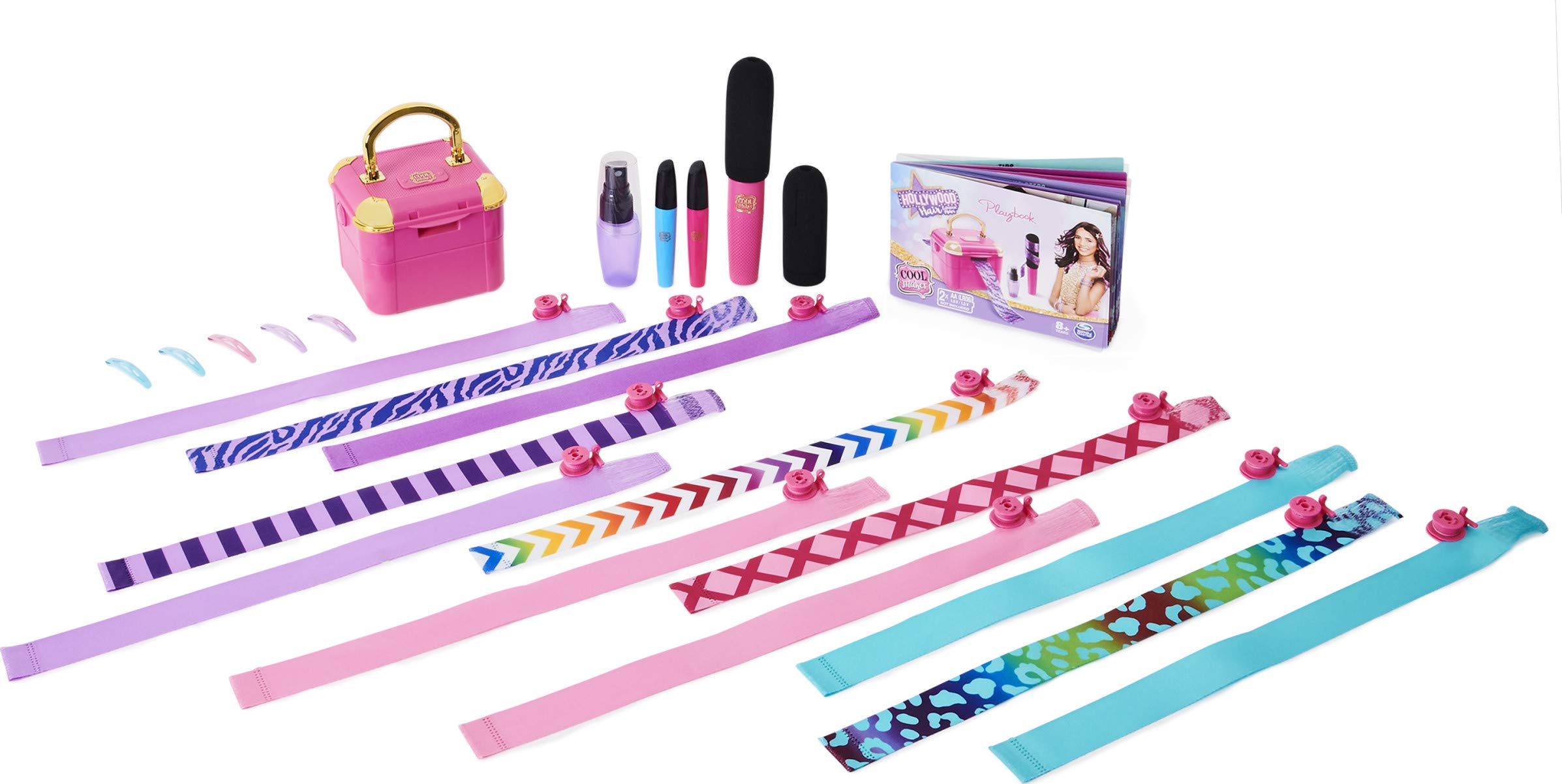 Cool Maker Hollywood Hair Extension Maker Kit - 12 Customizable Hair Extensions & Accessories for Kids Ages 8+ | DIY Styling, Costume Play & Party Hairstyles