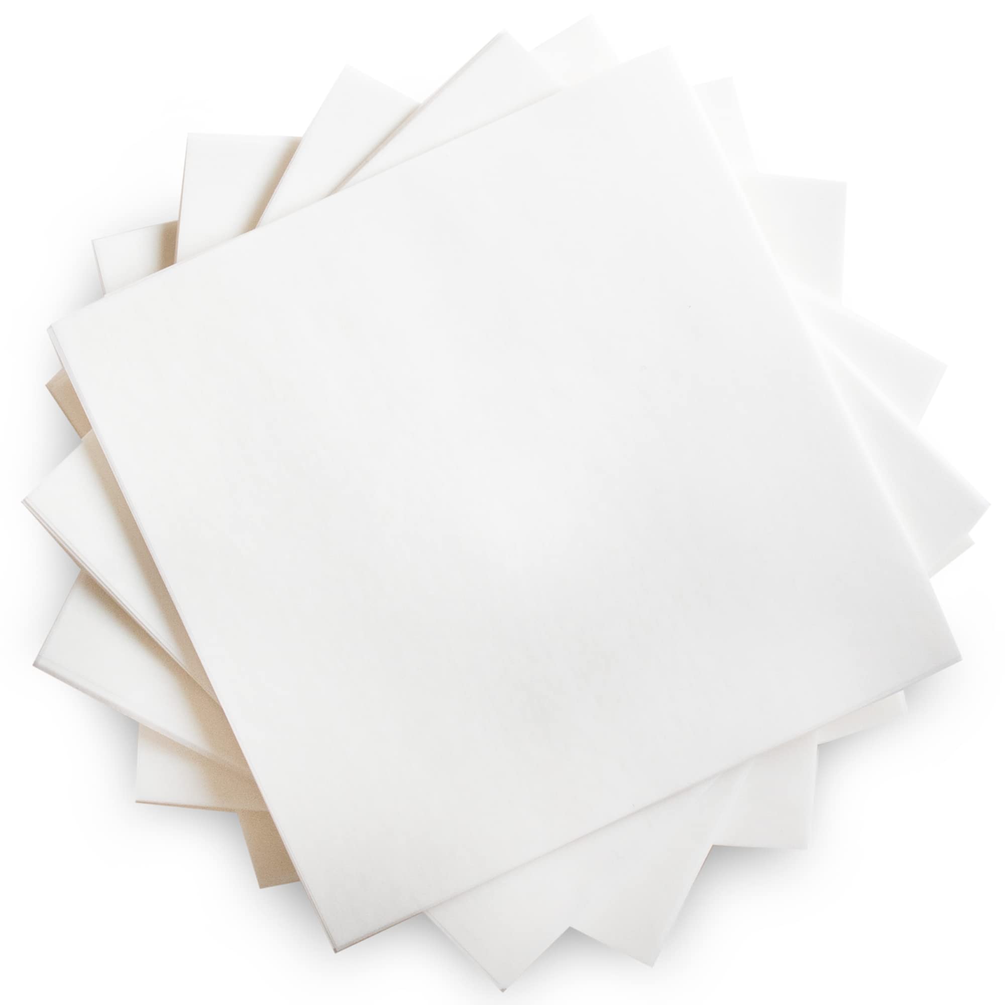 Non-Stick Wax Paper Candy Wrappers for Caramels & Taffy (300 Pcs 5x5 Inch) - Pre-Cut Parchment Paper Squares for Candy Making, Hamburger Patty Separation - Perfect for Home Baking, Candy Shops & Food Packaging