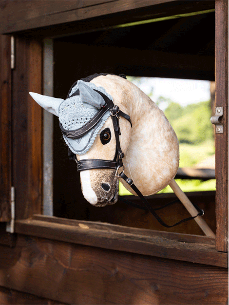 Hobby Horse Fly Hood - Durable Fly Protection for Horses - Perfect for Riding, Training, and Outdoor Activities