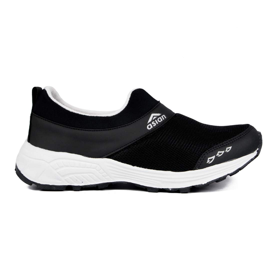 ASIAN F-04 Men's Running Shoes - Lightweight Gym Training & Walking Sneakers for Sports - Comfortable Athletic Footwear (Black, Size 6) | Perfect for Jogging, Workouts & Daily Wear