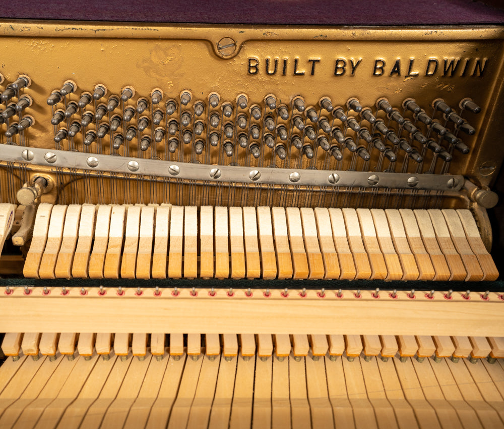 Acrosonic by Baldwin Spinet Piano in Satin Walnut Finish | Serial Number 656019 | Perfect for Home, Studio & Small Venue Performances