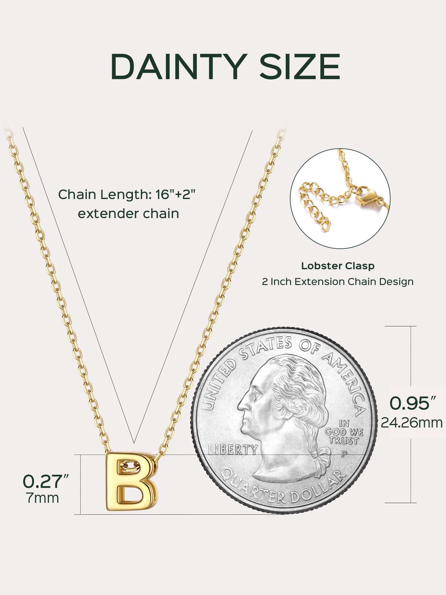 ChicSilver 925 Sterling Silver Initial Necklace for Women - Dainty Personalized Letter Pendant Jewelry - Perfect Birthday Gift for Her with Gift Box - Ideal for Anniversaries, Valentine's Day & Everyday Wear