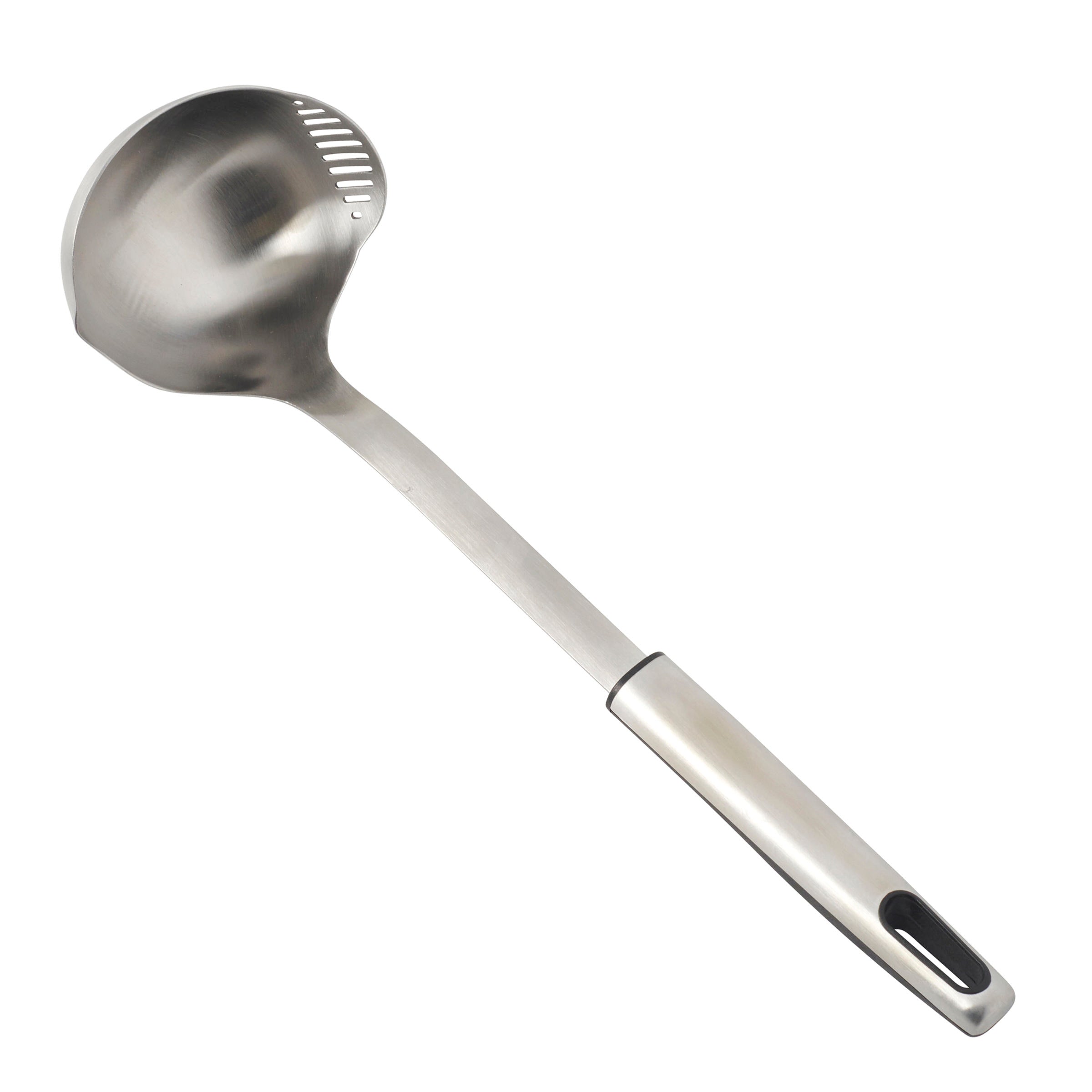 Premium Stainless Steel Ladle - Durable Kitchen Spoon for Cooking, Serving Soup & Pasta - Ideal for Home Chefs & Restaurant Use